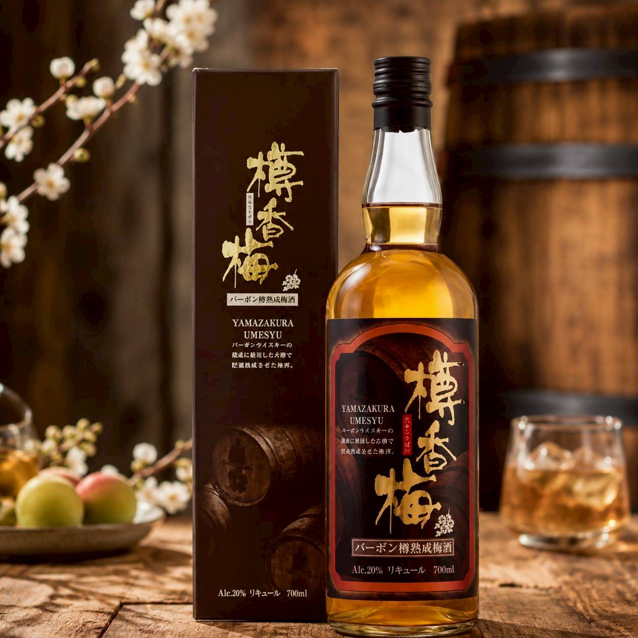 山櫻威士忌熟成梅酒